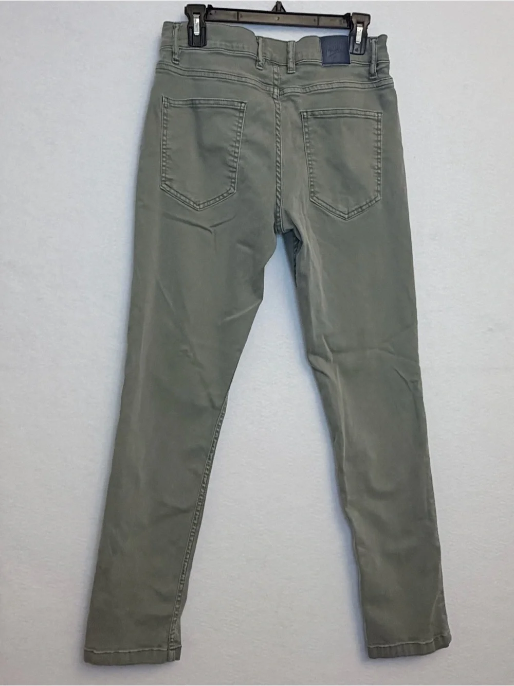 Mugsy Hydes Men’s 32x32 Olive Green Stretch Jeans Slim Straight Fall Pants